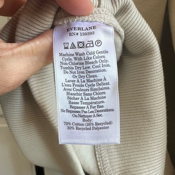 The ReTrack Crewneck Sweatshirt in Pelican - Picture 9 of 10